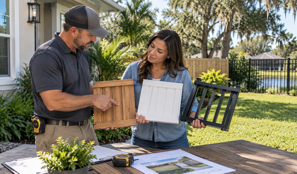 Wood, Vinyl, or Aluminum? How Deltona Homeowners Should Choose a New Fence Material