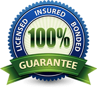 Licensed. Insured. Bonded. 100% Guarantee.